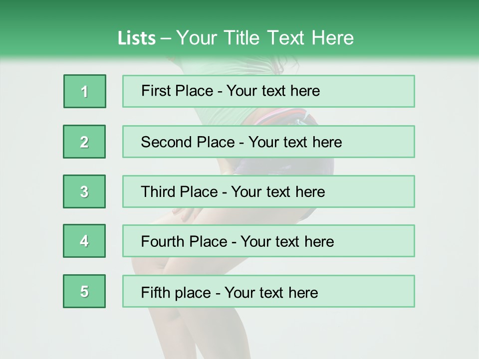 Performance Posing Beautiful PowerPoint Template