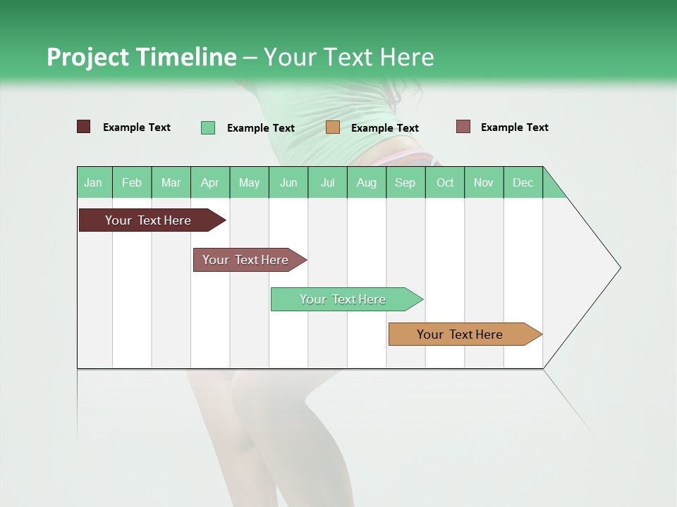 Performance Posing Beautiful PowerPoint Template