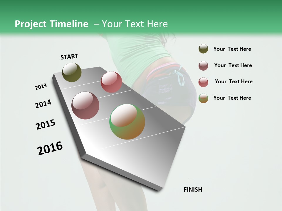 Performance Posing Beautiful PowerPoint Template