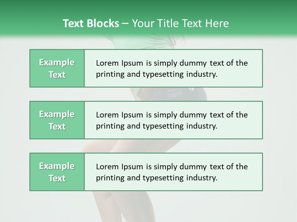 Performance Posing Beautiful PowerPoint Template