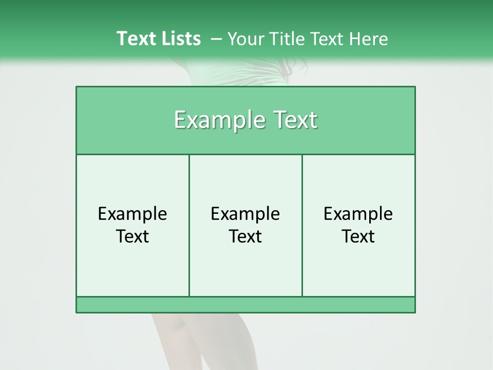 Performance Posing Beautiful PowerPoint Template