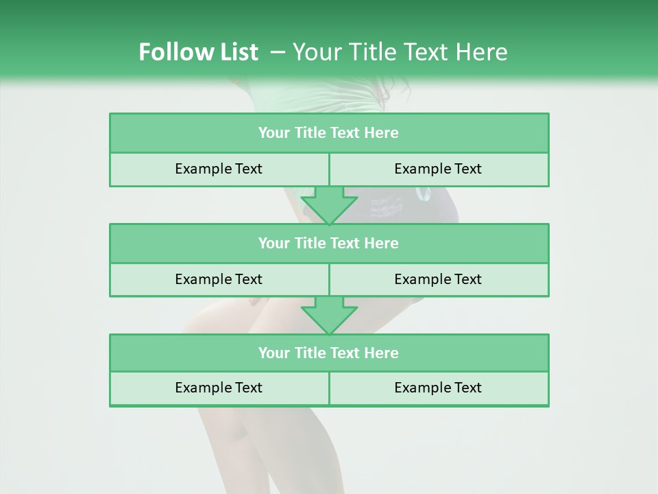 Performance Posing Beautiful PowerPoint Template