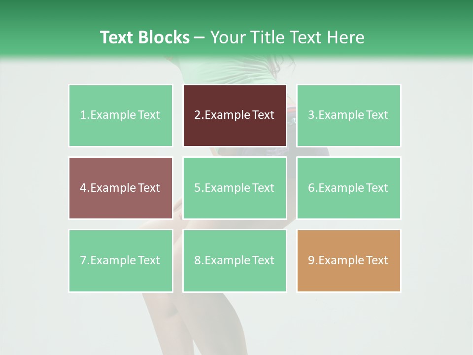 Performance Posing Beautiful PowerPoint Template