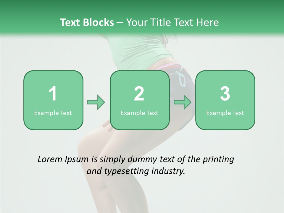 Performance Posing Beautiful PowerPoint Template