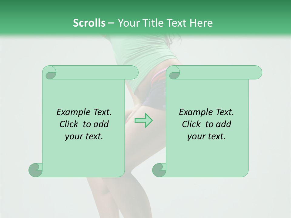 Performance Posing Beautiful PowerPoint Template