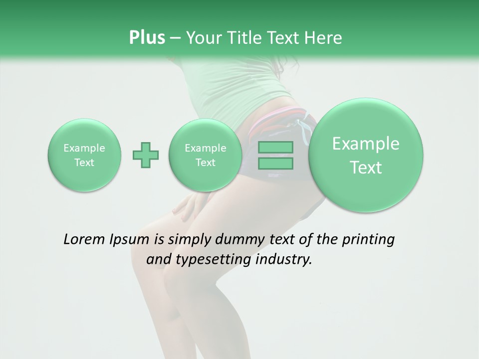 Performance Posing Beautiful PowerPoint Template