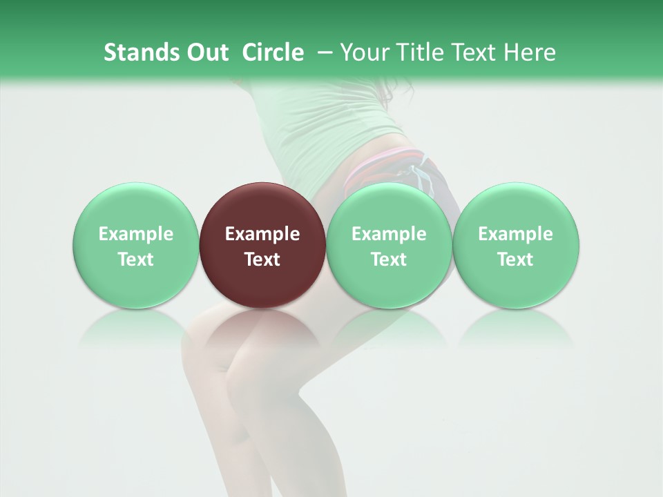 Performance Posing Beautiful PowerPoint Template