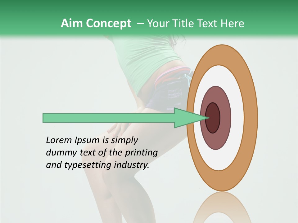 Performance Posing Beautiful PowerPoint Template