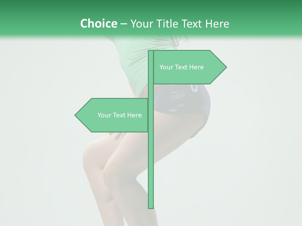 Performance Posing Beautiful PowerPoint Template