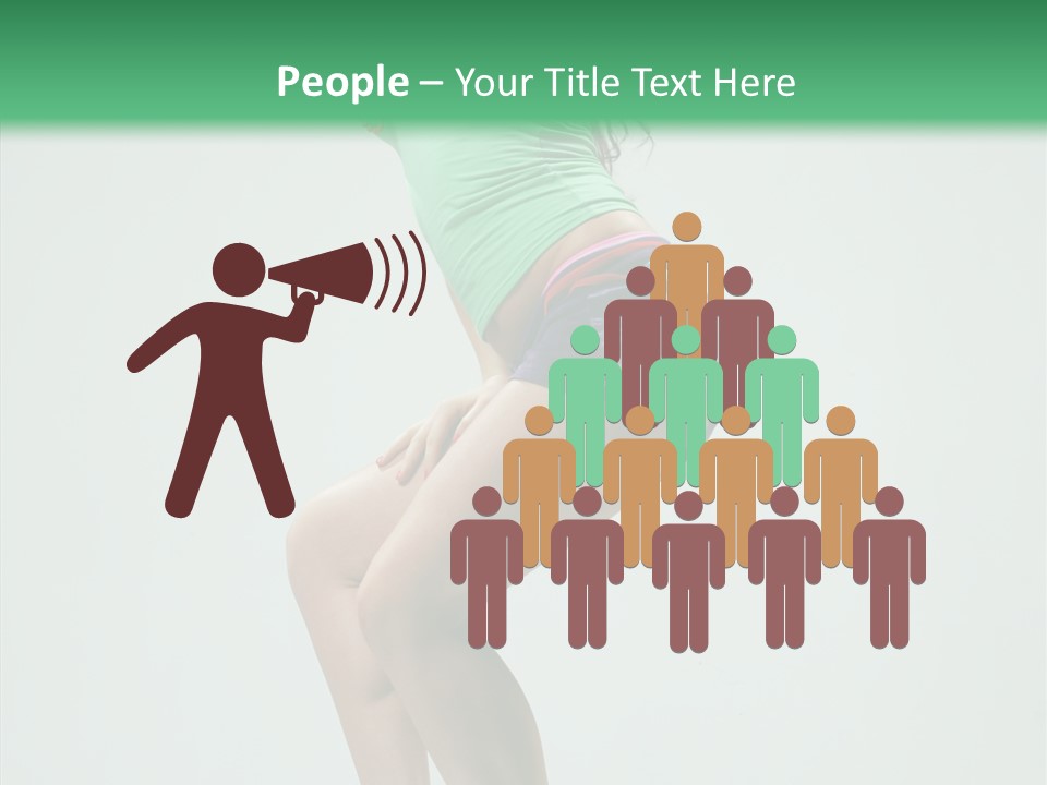 Performance Posing Beautiful PowerPoint Template