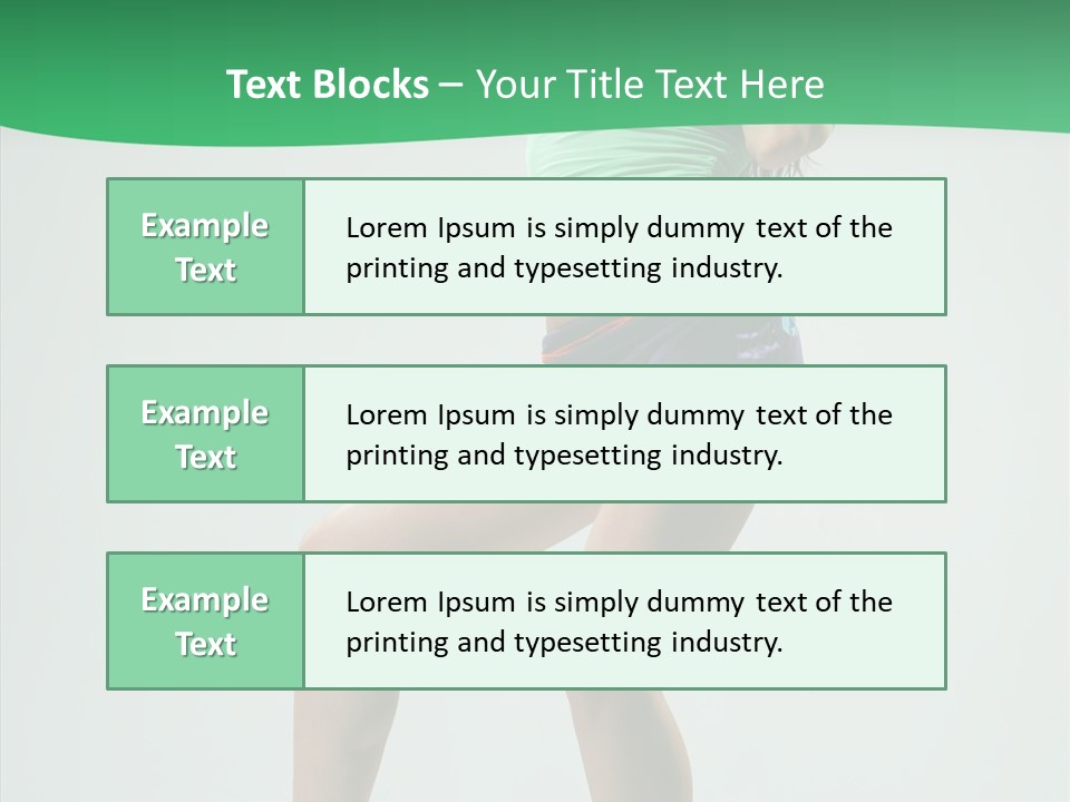 Style Women Aerobics PowerPoint Template