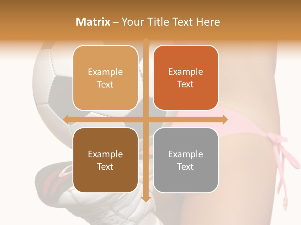 Player Sports Hold PowerPoint Template