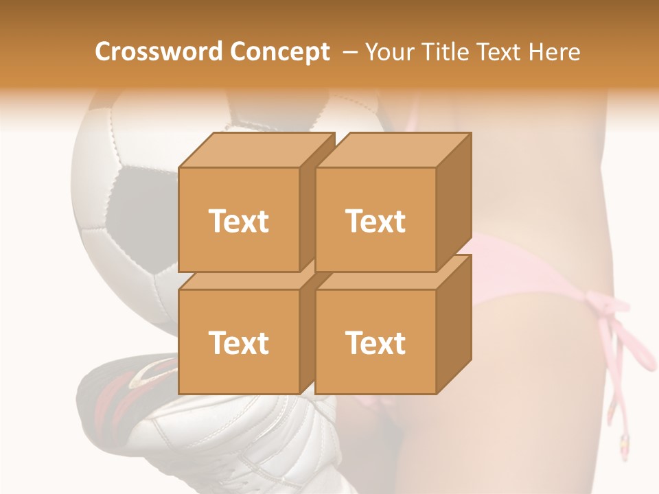 Player Sports Hold PowerPoint Template
