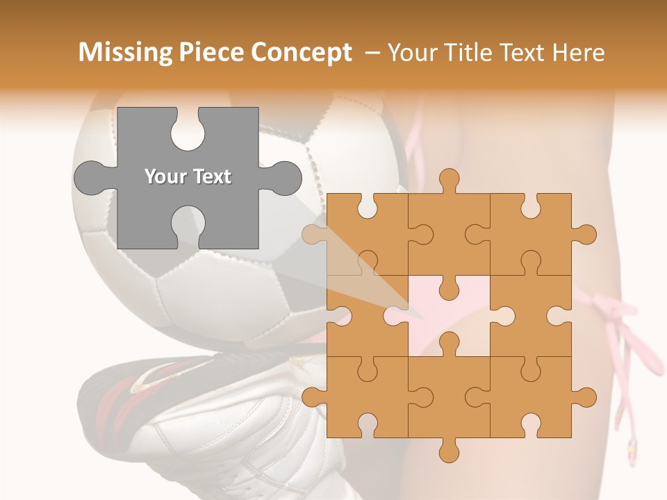 Player Sports Hold PowerPoint Template