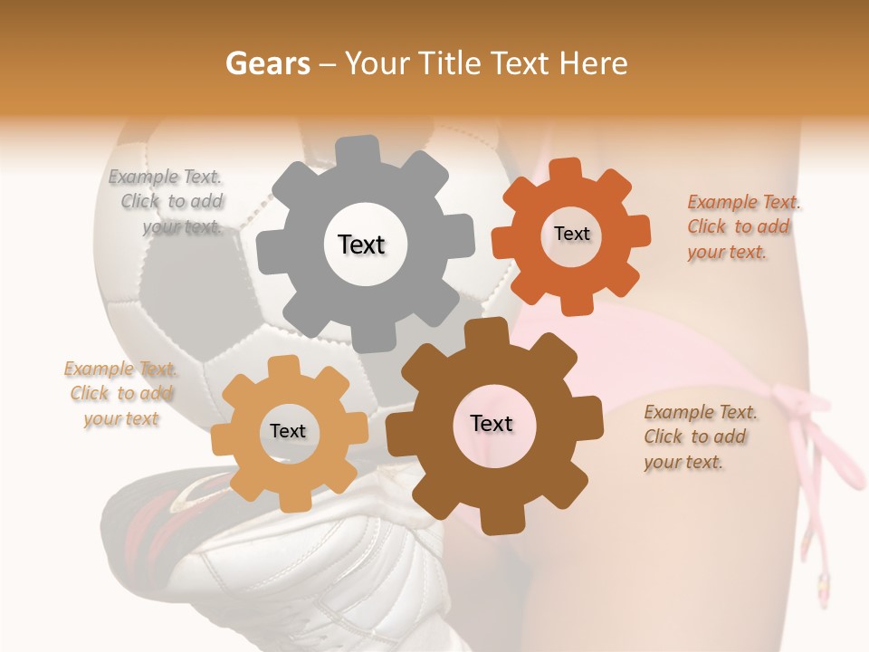 Player Sports Hold PowerPoint Template