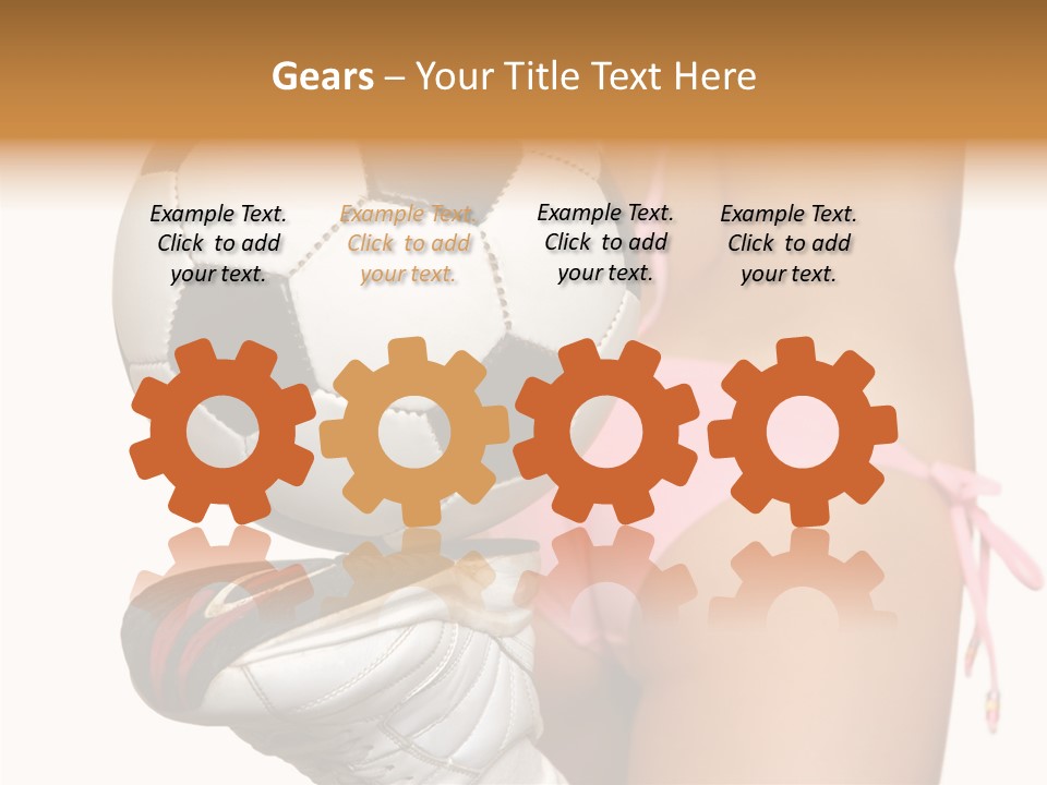 Player Sports Hold PowerPoint Template