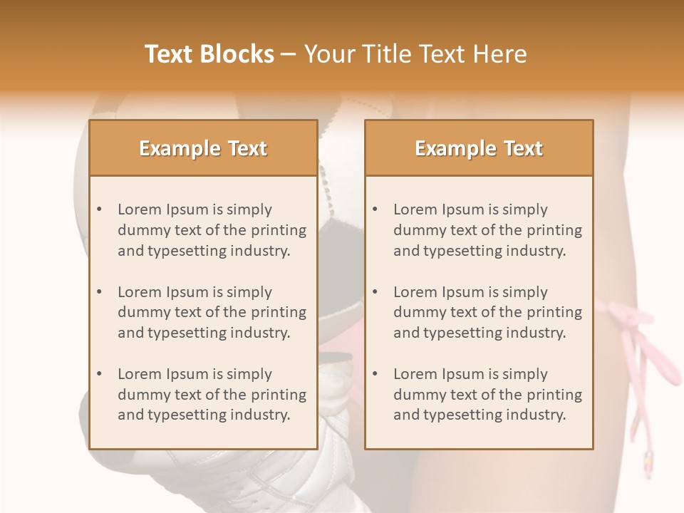 Player Sports Hold PowerPoint Template