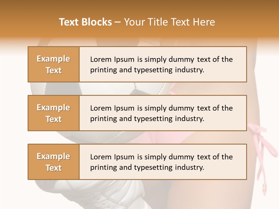 Player Sports Hold PowerPoint Template