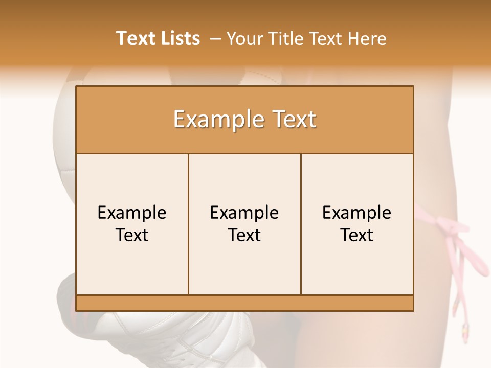 Player Sports Hold PowerPoint Template