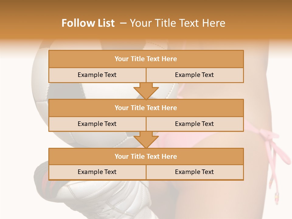 Player Sports Hold PowerPoint Template