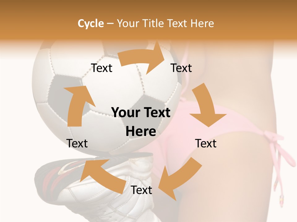 Player Sports Hold PowerPoint Template