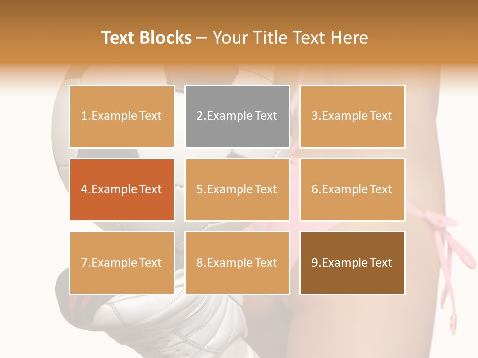 Player Sports Hold PowerPoint Template