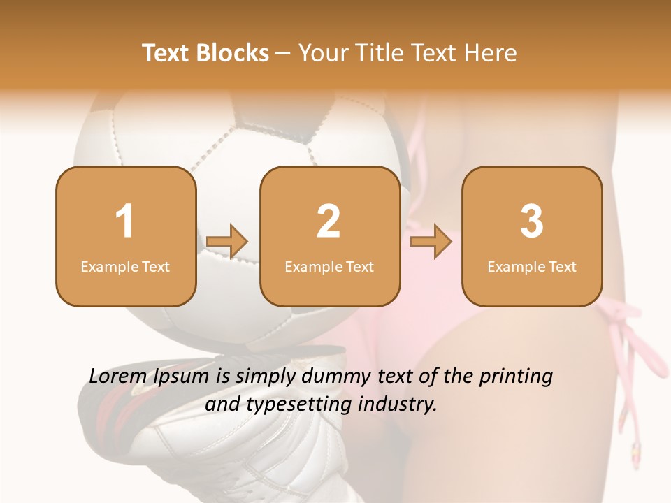 Player Sports Hold PowerPoint Template