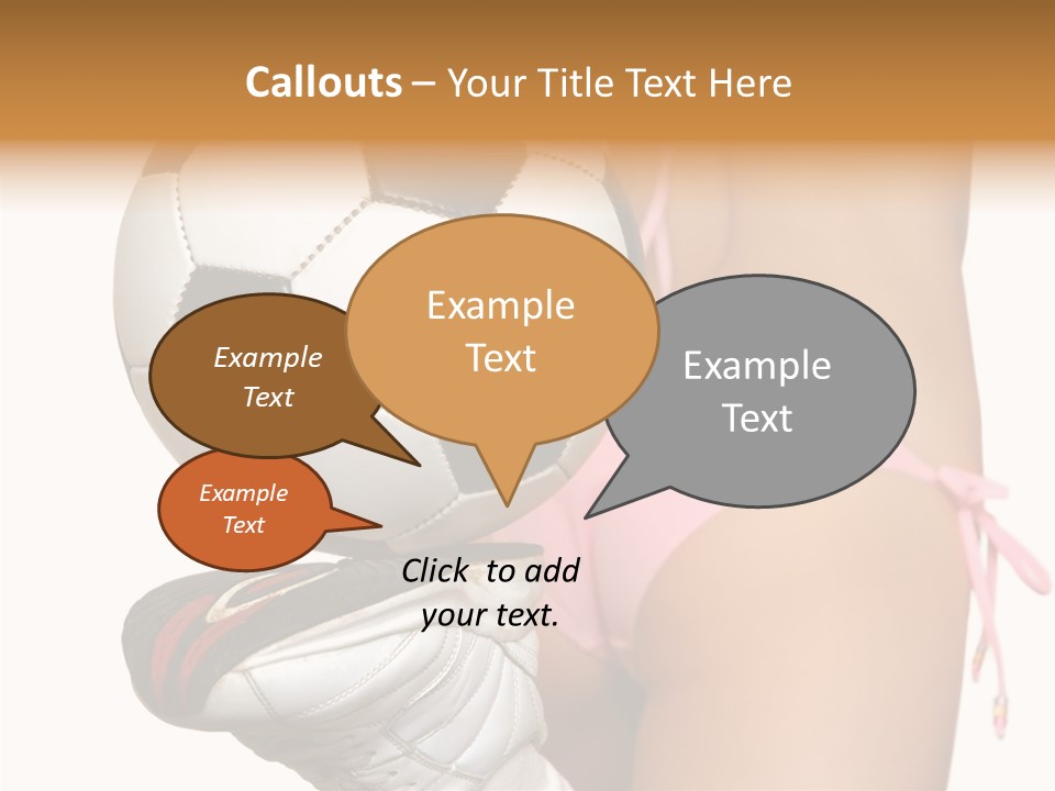 Player Sports Hold PowerPoint Template