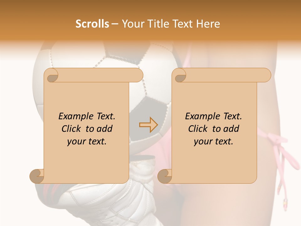 Player Sports Hold PowerPoint Template