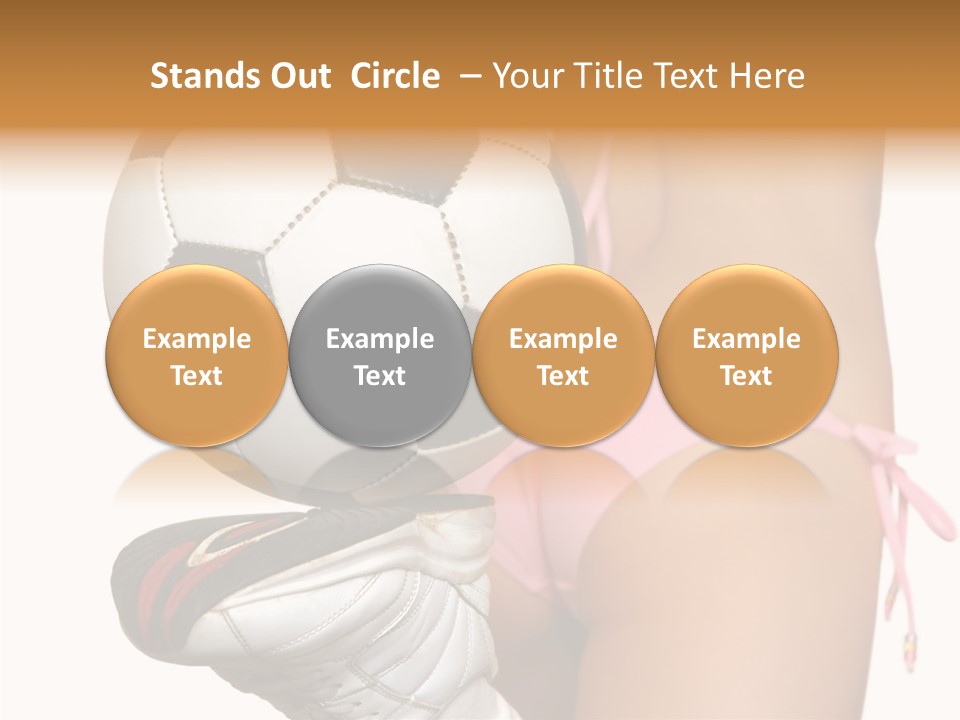 Player Sports Hold PowerPoint Template