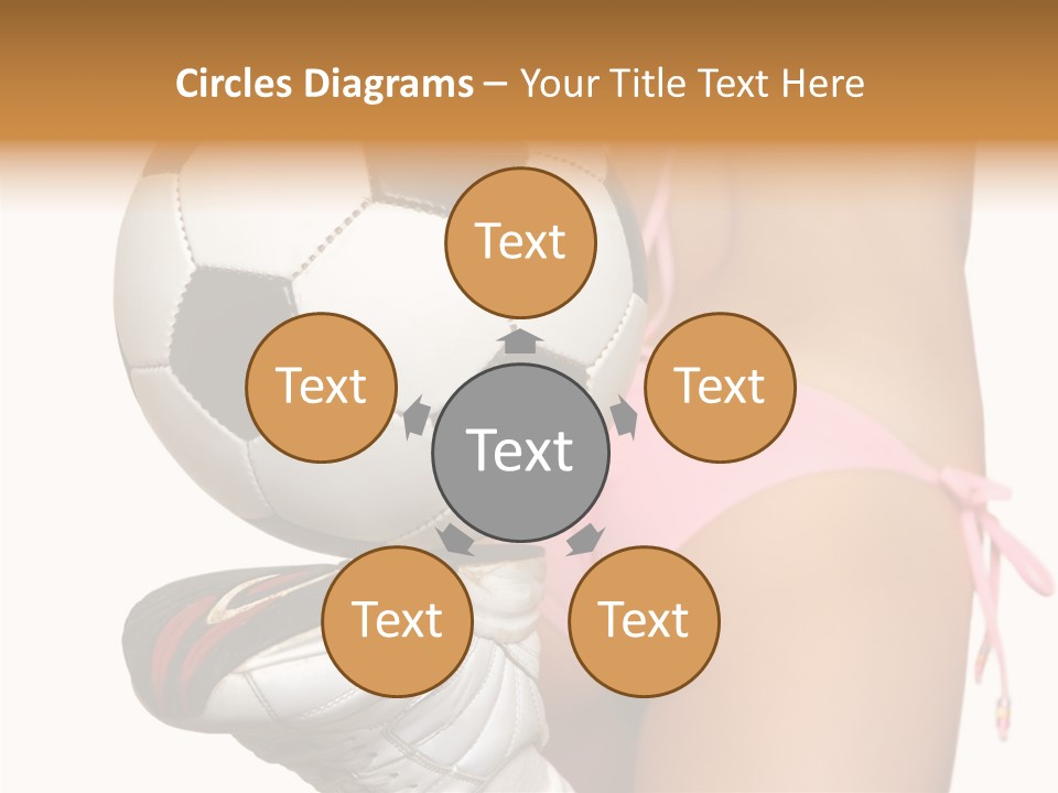 Player Sports Hold PowerPoint Template