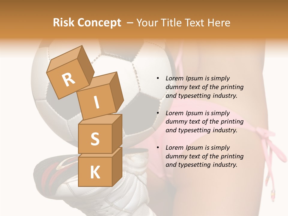 Player Sports Hold PowerPoint Template