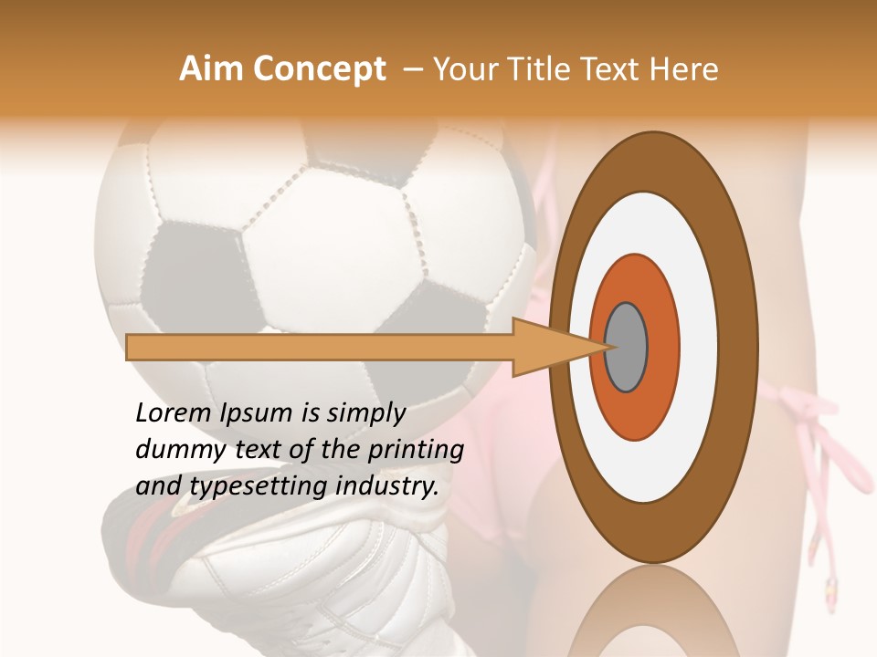 Player Sports Hold PowerPoint Template