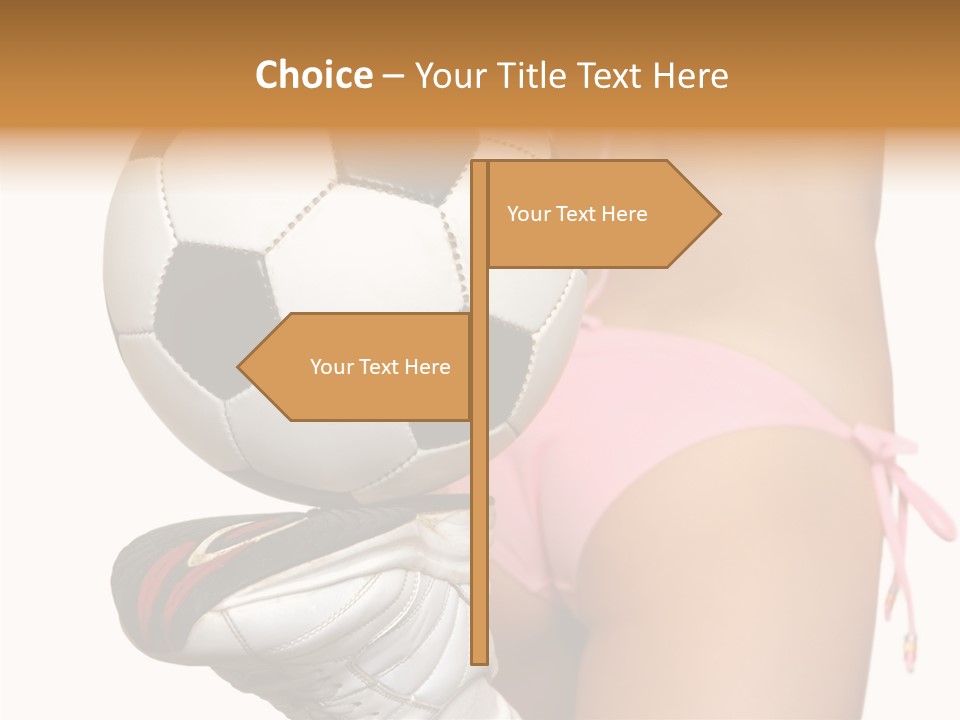 Player Sports Hold PowerPoint Template