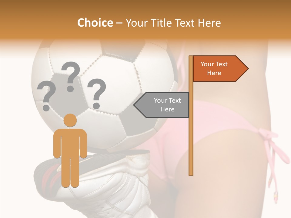 Player Sports Hold PowerPoint Template