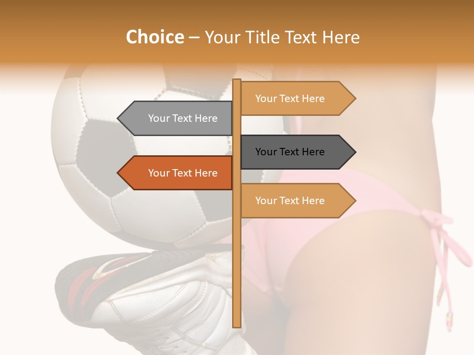 Player Sports Hold PowerPoint Template