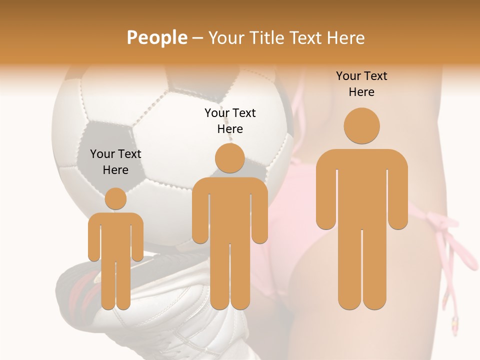 Player Sports Hold PowerPoint Template