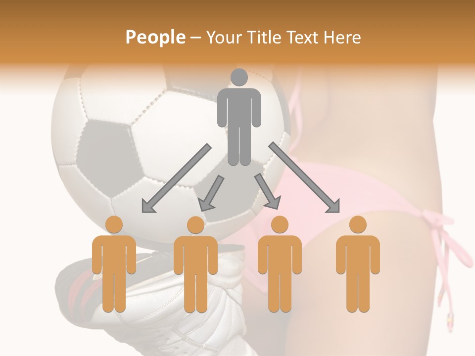 Player Sports Hold PowerPoint Template