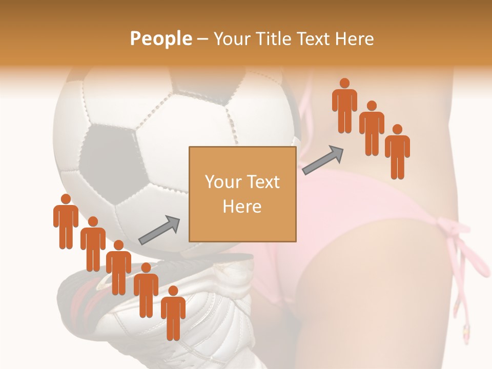 Player Sports Hold PowerPoint Template
