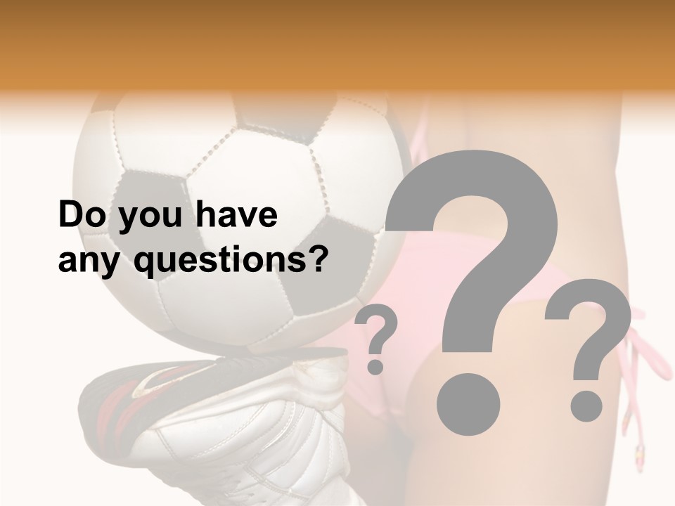 Player Sports Hold PowerPoint Template