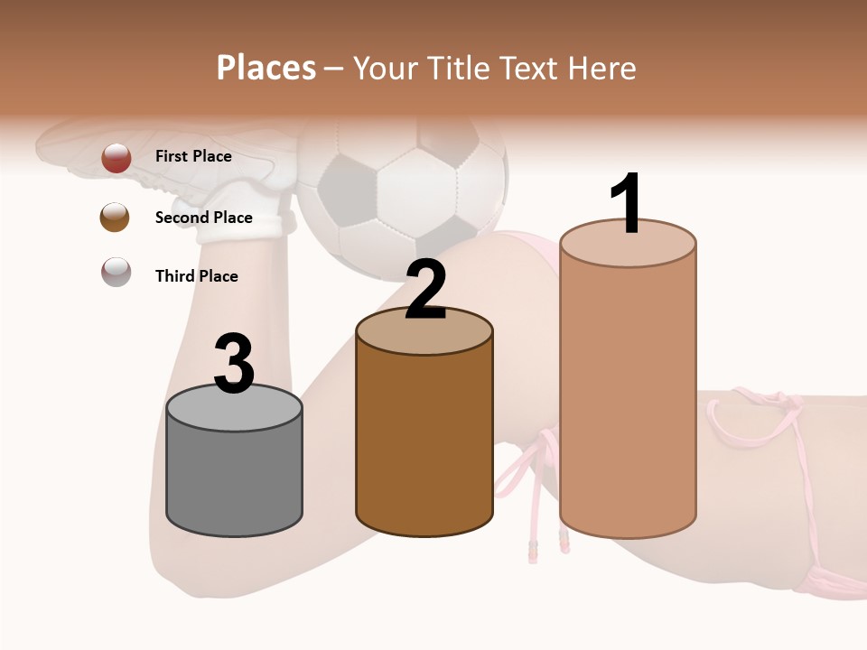 Butt Fit Soccer PowerPoint Template