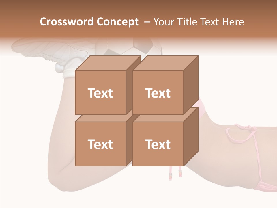 Butt Fit Soccer PowerPoint Template