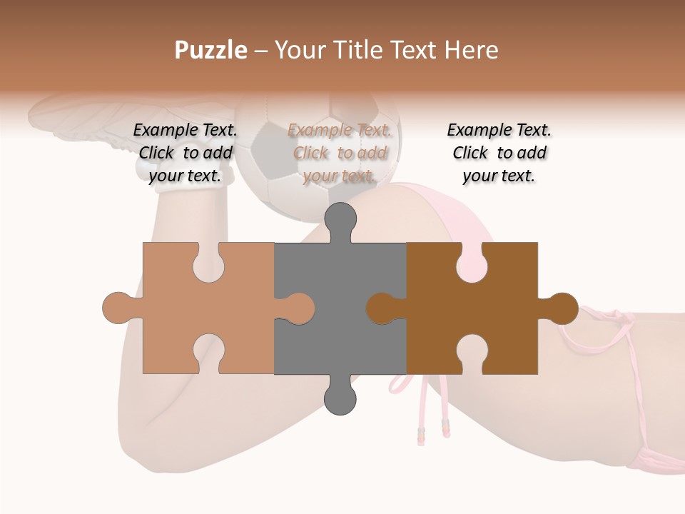 Butt Fit Soccer PowerPoint Template