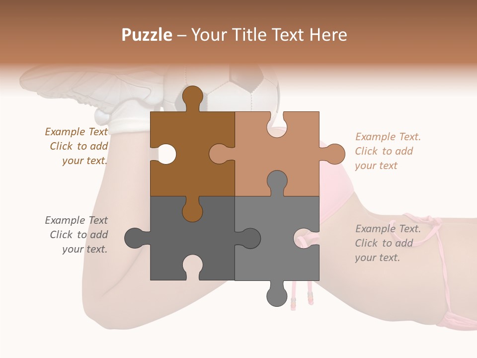 Butt Fit Soccer PowerPoint Template