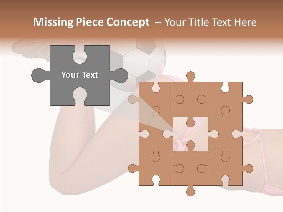 Butt Fit Soccer PowerPoint Template