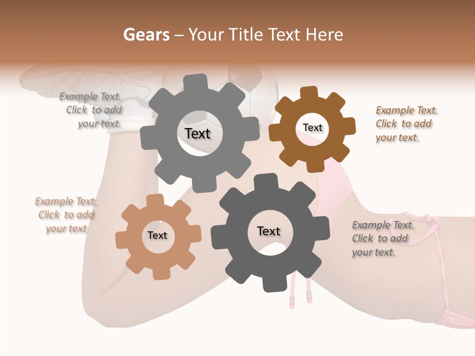 Butt Fit Soccer PowerPoint Template