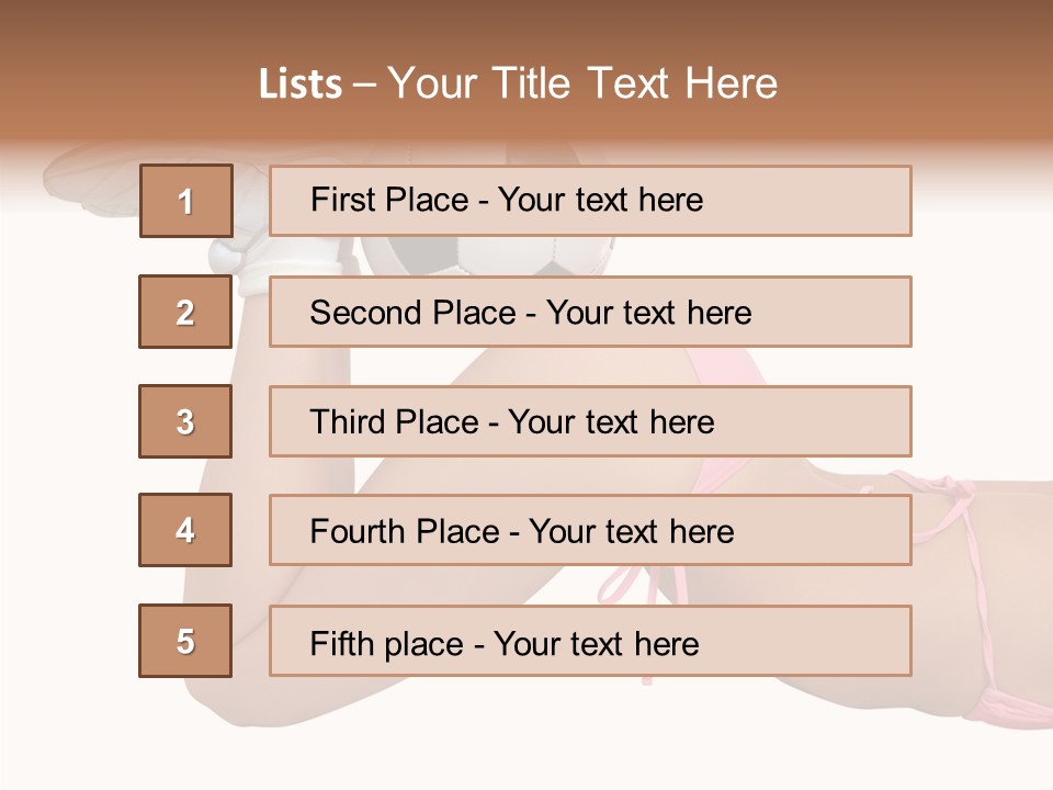 Butt Fit Soccer PowerPoint Template