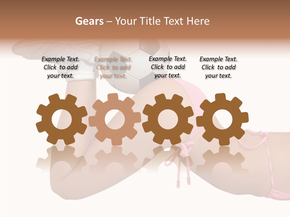 Butt Fit Soccer PowerPoint Template