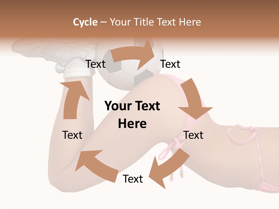 Butt Fit Soccer PowerPoint Template
