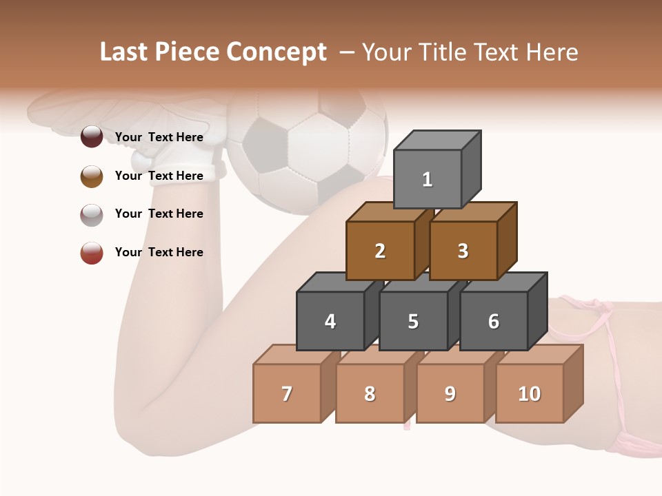 Butt Fit Soccer PowerPoint Template
